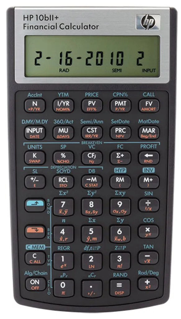 10bii+ financial calculator