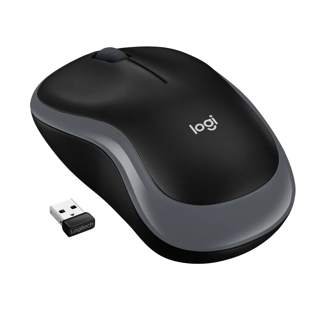 m185 wireless mouse- m185- black/grey