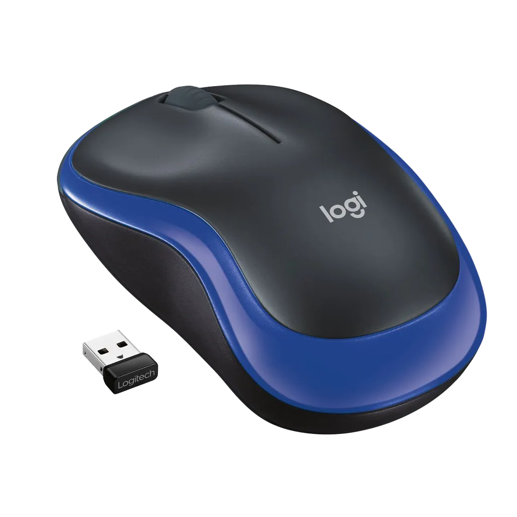 m185 wireless mouse- m185- black/blue