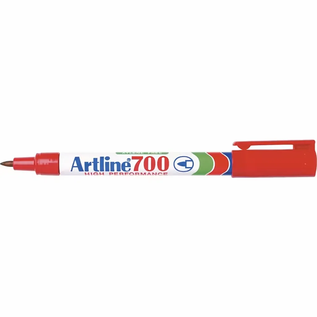 700 fine tip permanent marker - 0.7mm - red