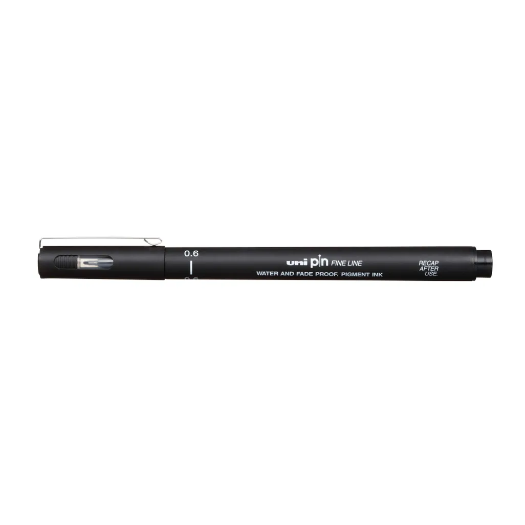 drawing fine pen - 0.6mm - black