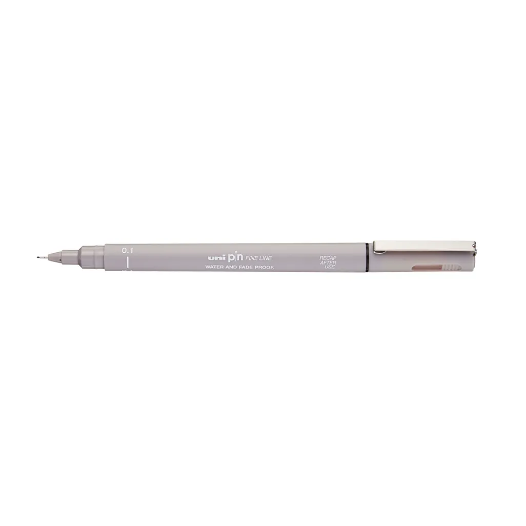 drawing fine pen - 0.1mm - light grey