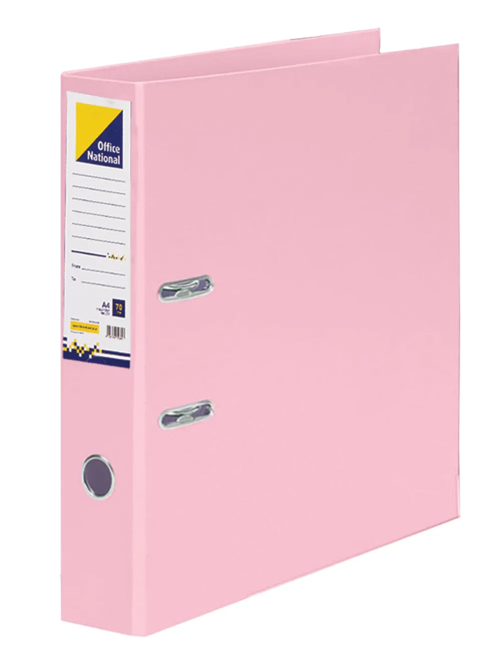 Pastel pink lever arch shop file