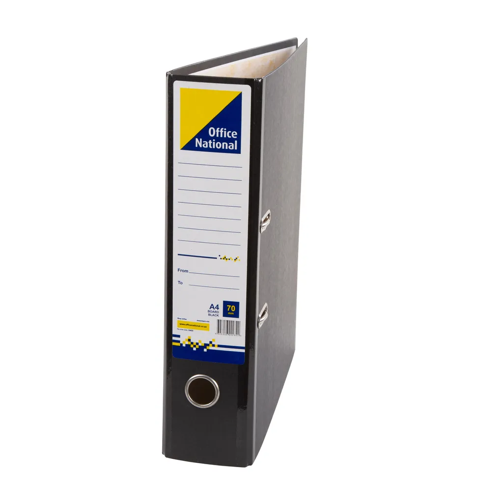 a4 board lever arch files 70mm ABM Office National