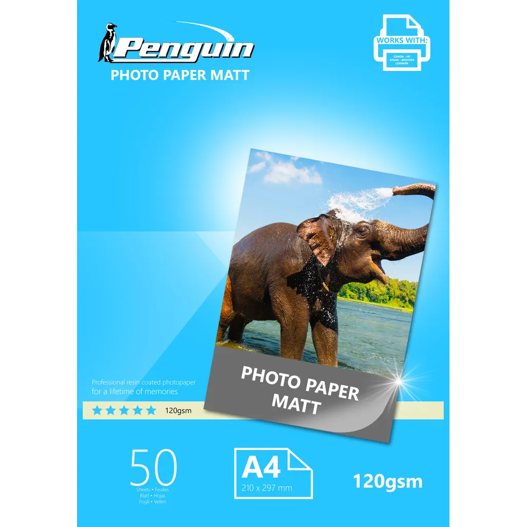 speciality paper media- a4 matt inkjet - 120gsm 50 pack