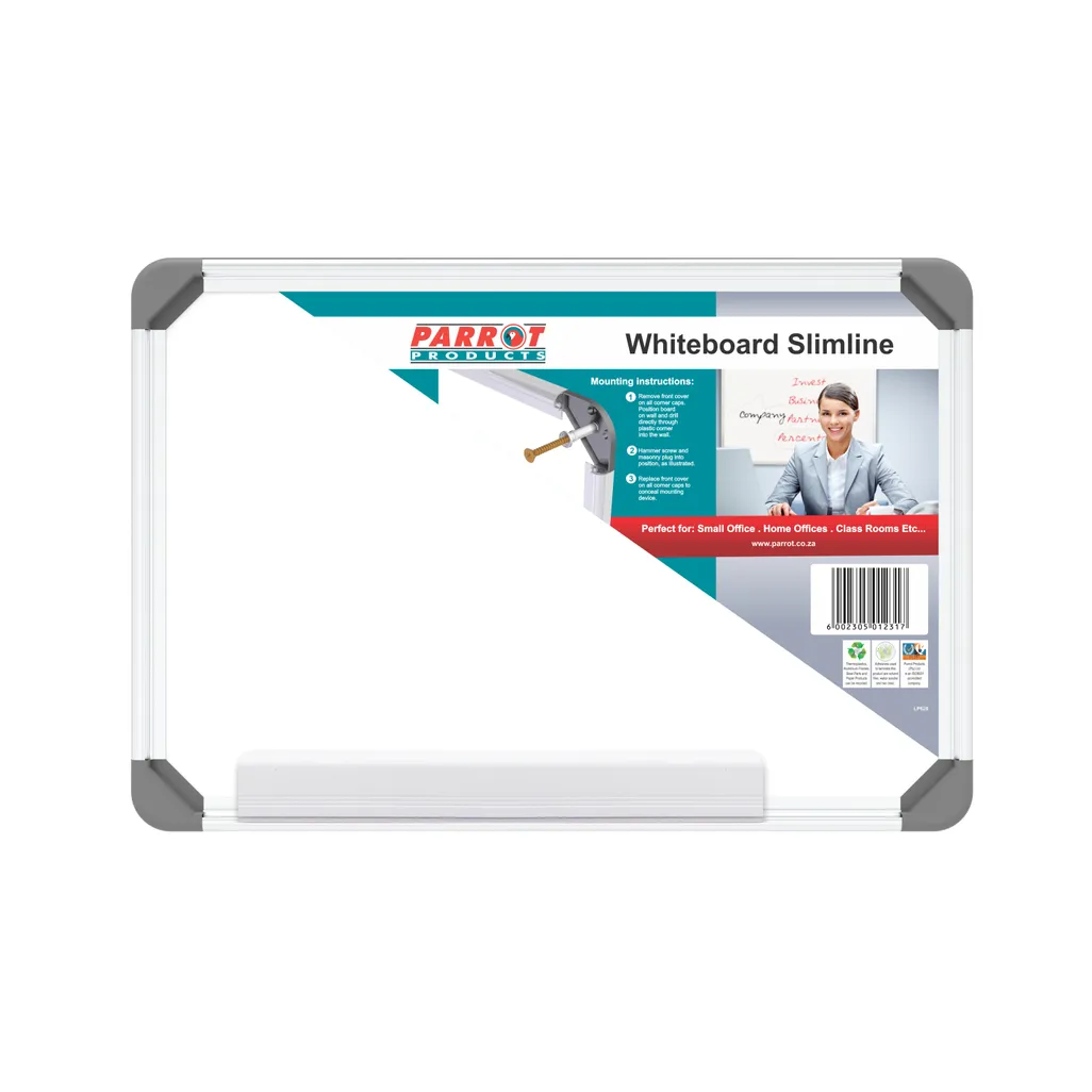 non-magnetic whiteboards - 300 x 450mm - white
