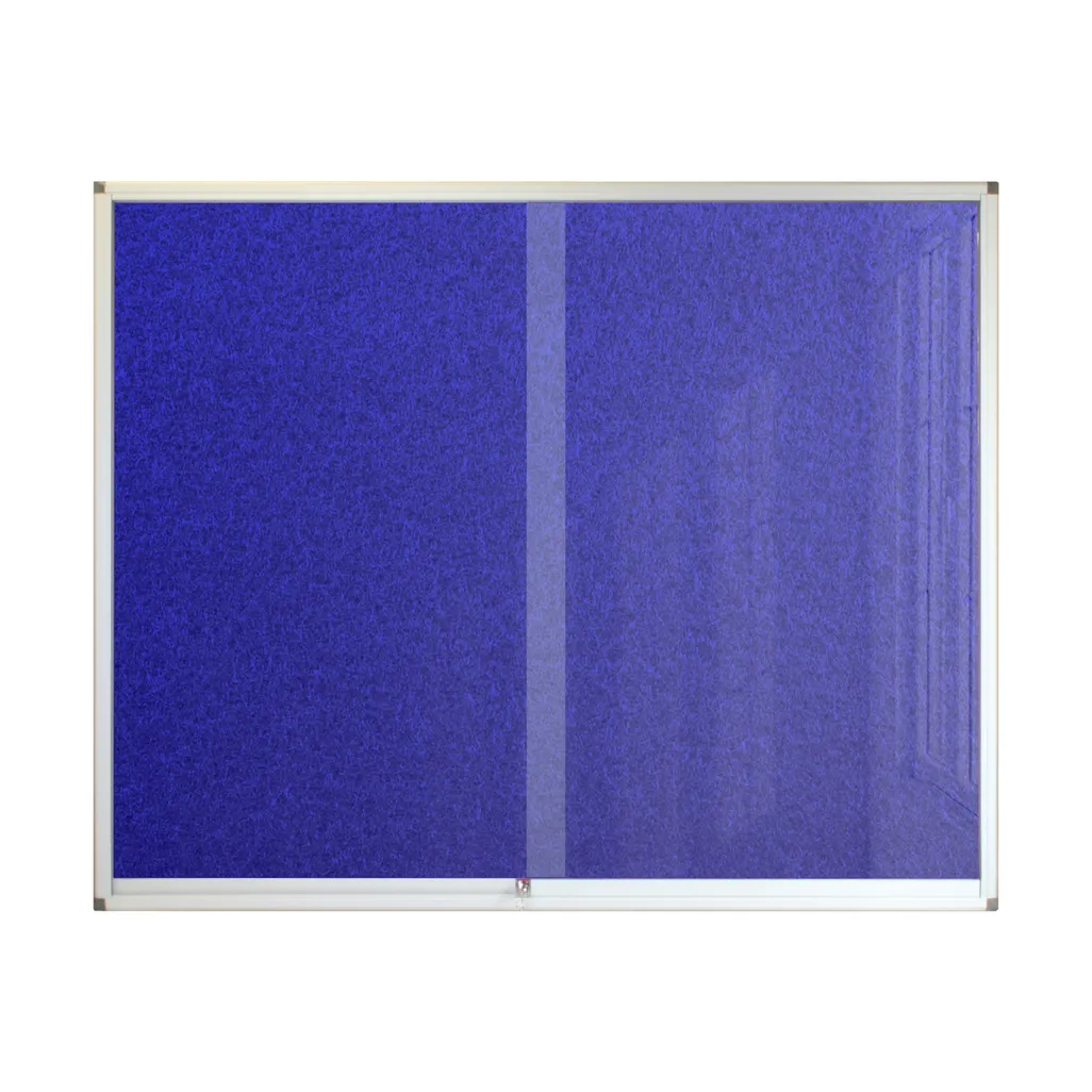 display cases - 1200 x 900mm - royal blue