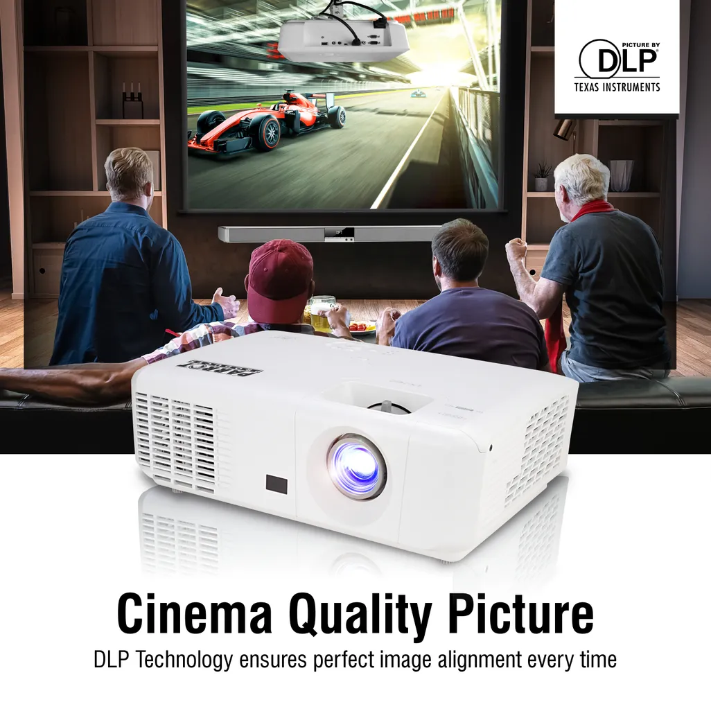 projector parrot dlp xga 3600 ansi long throw