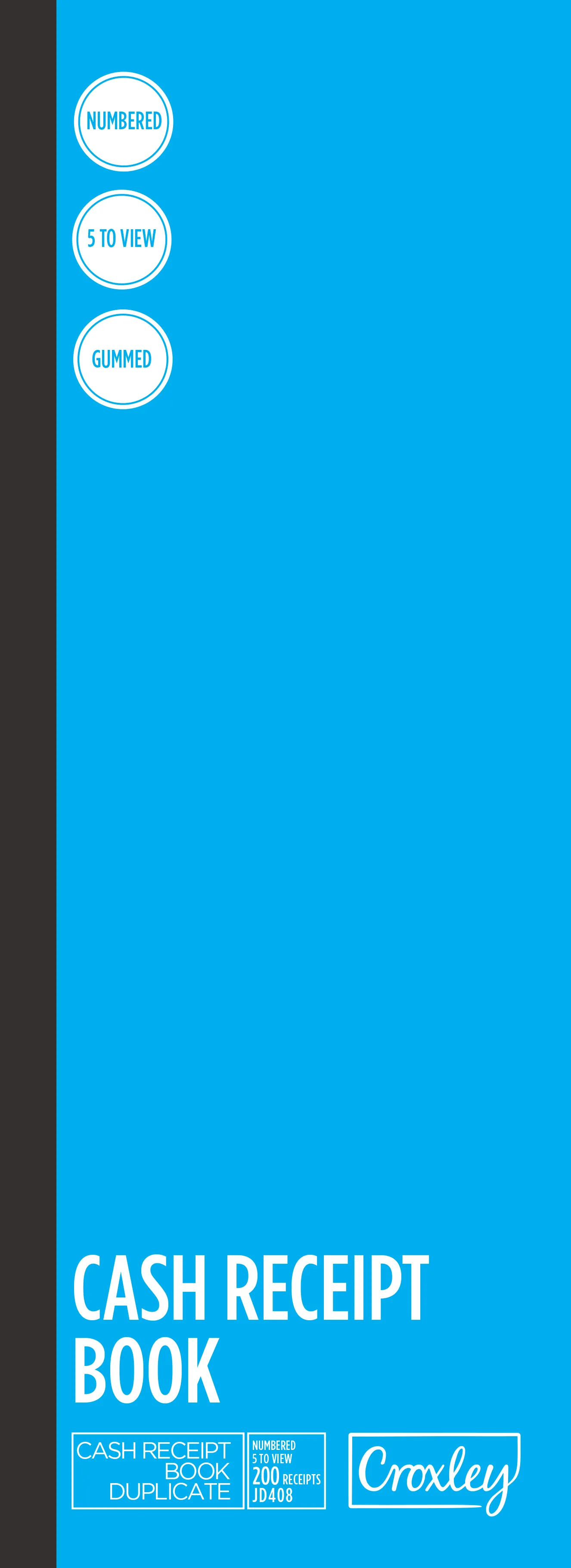 Receipt Book 200 Receipts 5-to-View