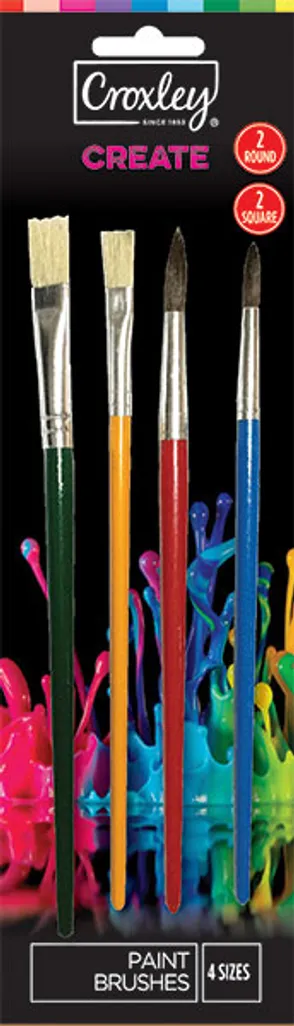 croxley - beginners paint brush set
