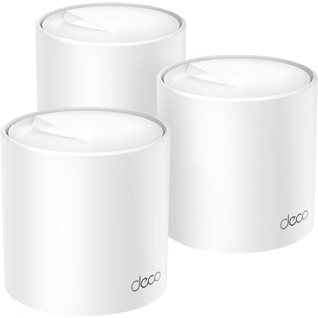 deco x50 whole home mesh wi-fi 6 system- ax3000 3 pack
