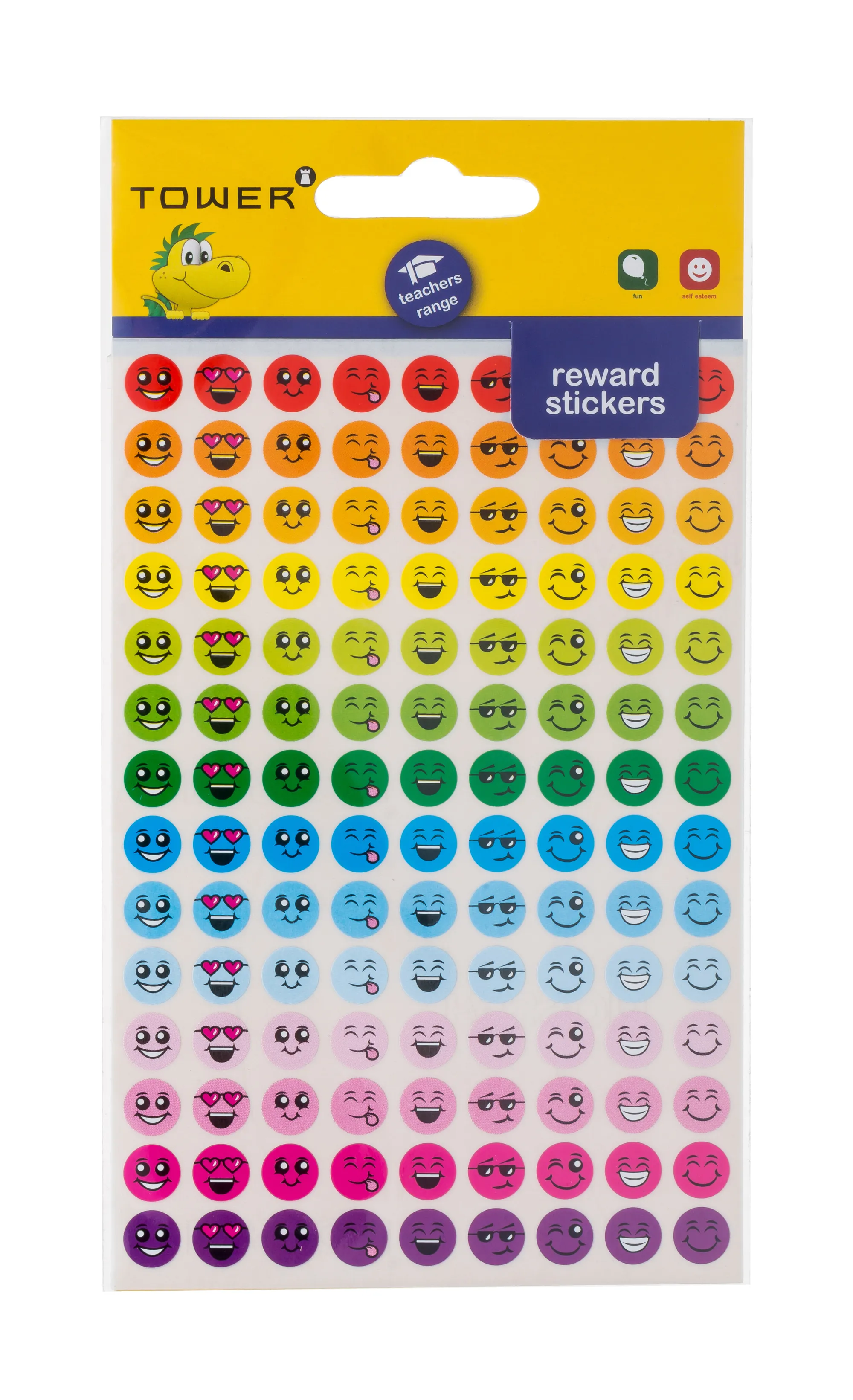 teachers stickers & star ranges - mini faces - assorted - 378 pack ...