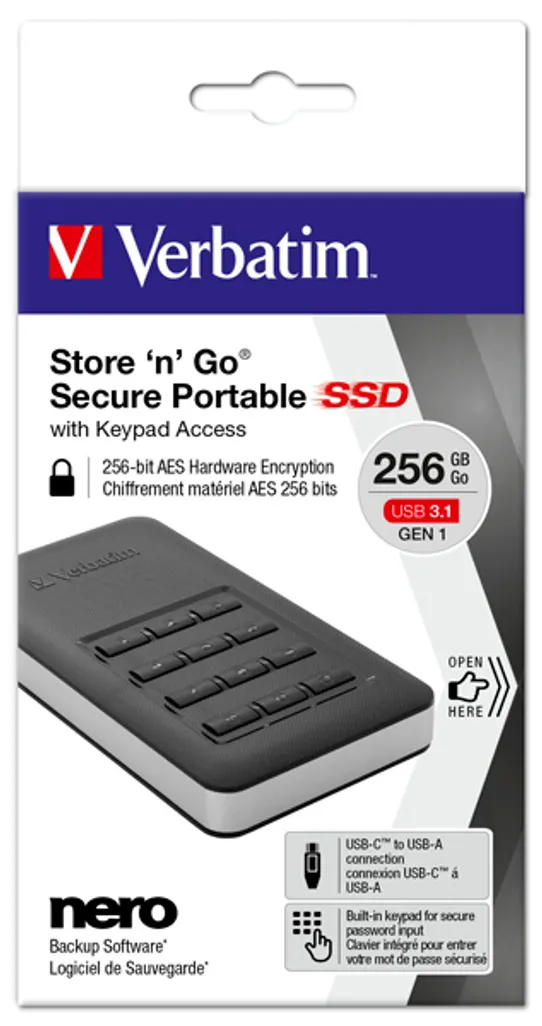 secure ssd with keypad 3.1