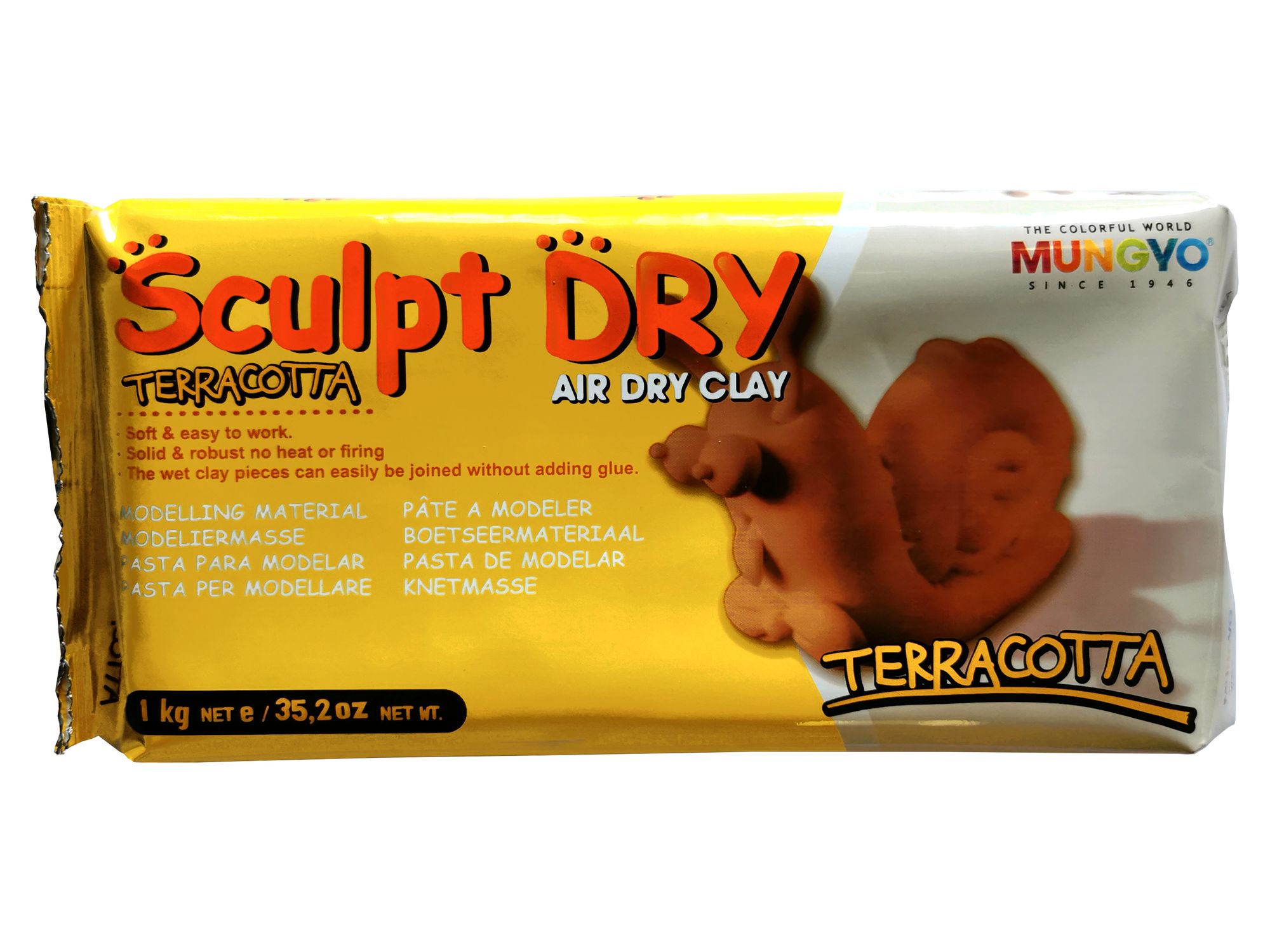 Drying Modelling Clay 1kg Terracotta COE Office National