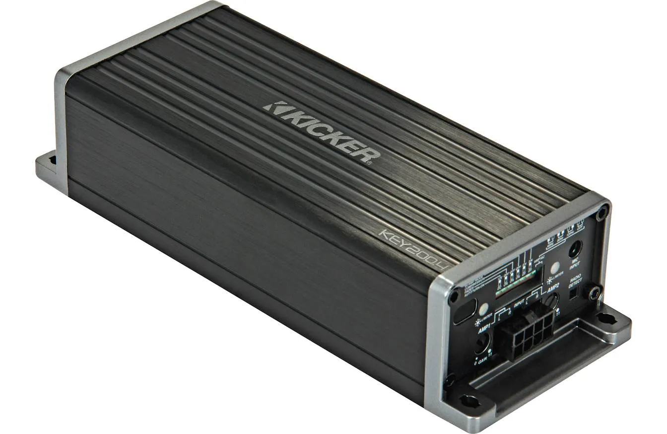 Kicker 47KEY2004 4ch Smart Key Amplifier | Planetworld