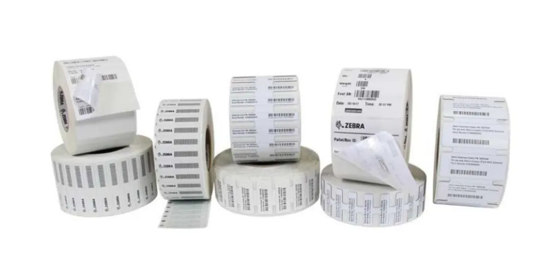 Zebra Label; Synthetic; 3.94x1.5748in (100x40mm); TT; RFID Polyester with Foam; Coated; High Performance Acrylic Adhesive; 3in (