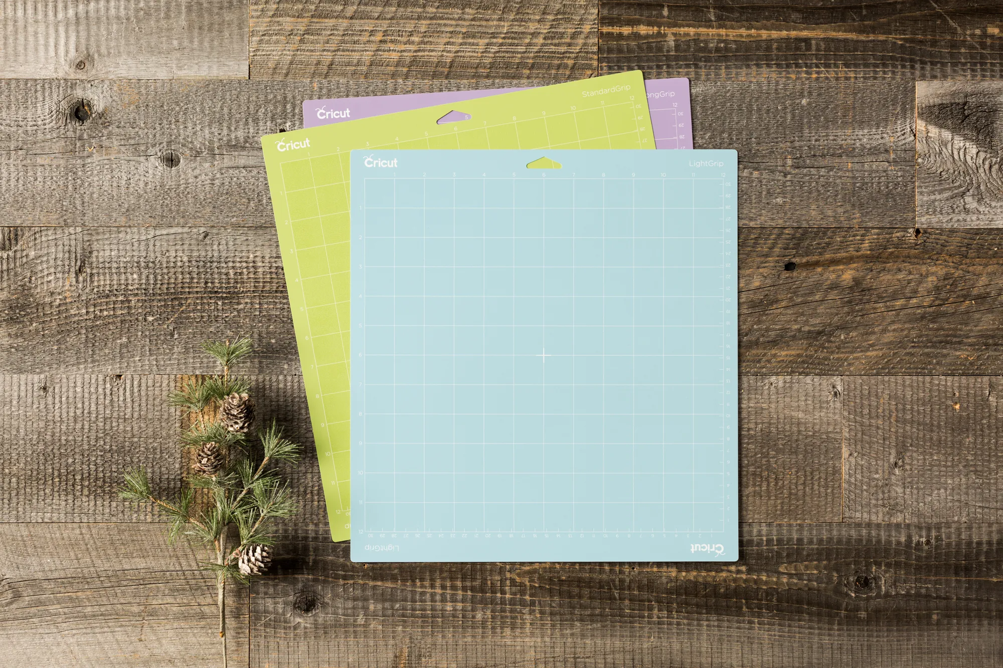 2003546; Cricut Explore/Maker LightGrip-Standard-StrongGrip Machine Mat (30x30cm) 3-pack