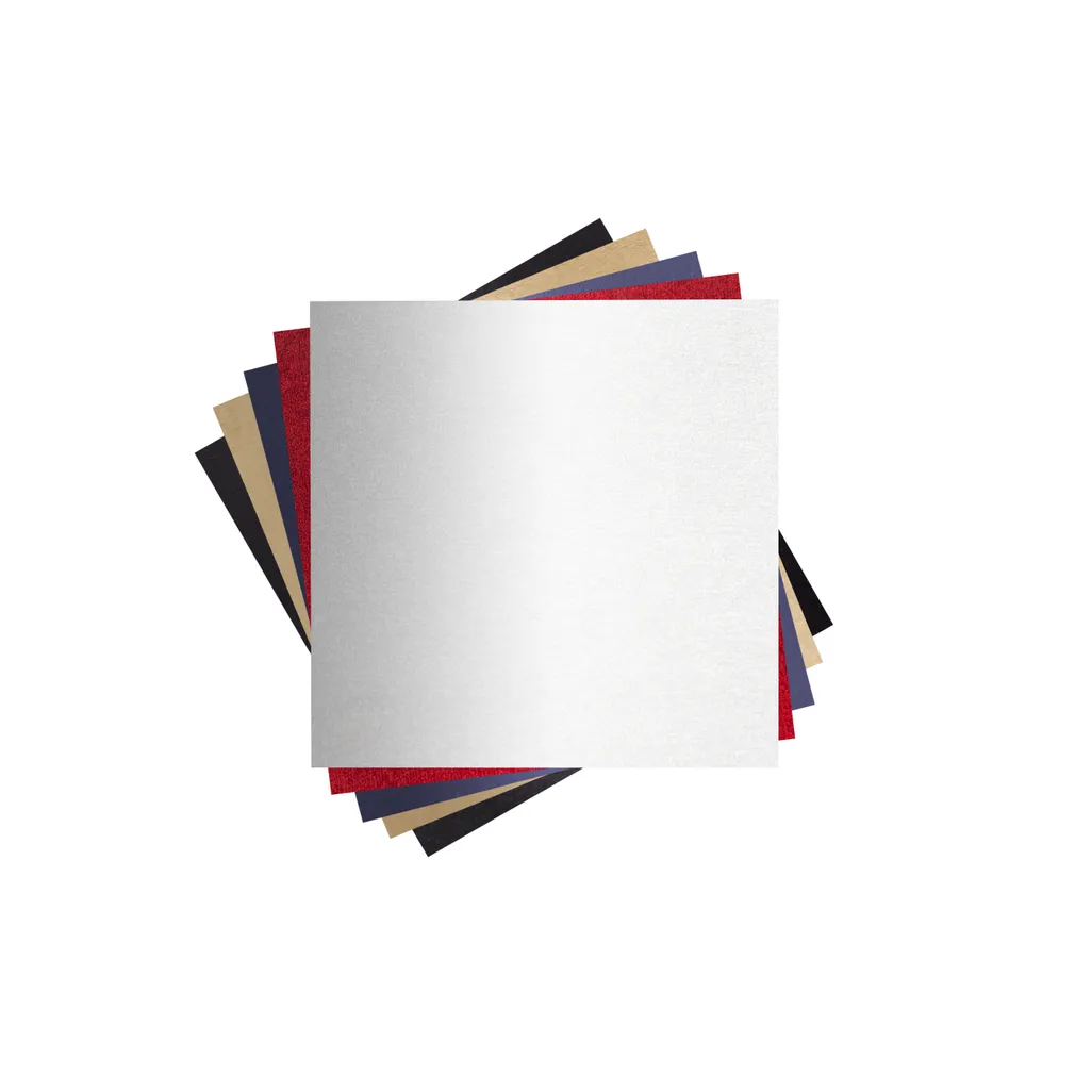 Cricut Kraft Board Foil paper Assorted Colours 10 Sheets - Showspace