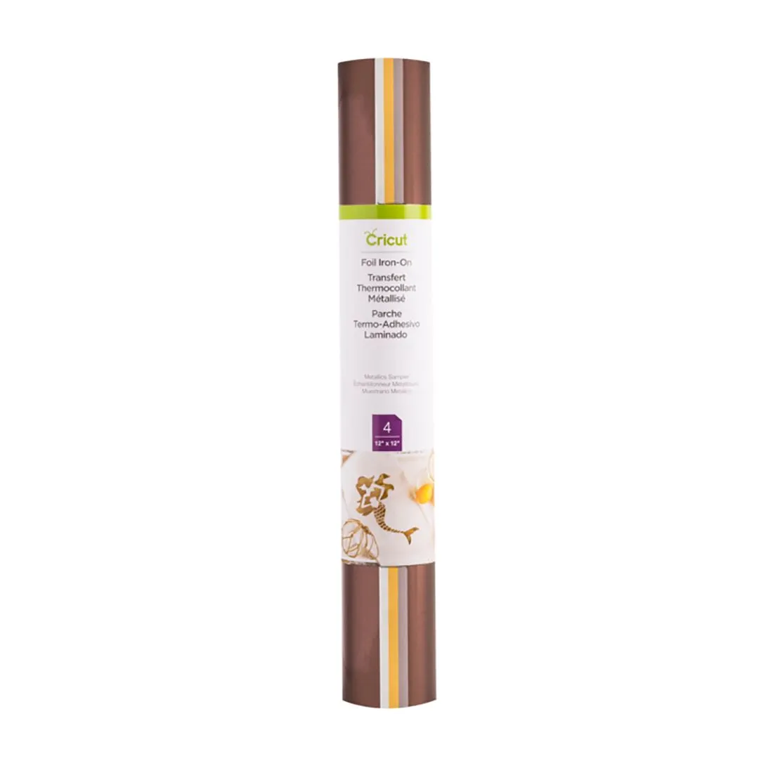 2004496 - Cricut Foil Iron-On 30x30cm 4-sheet Sampler (Metallic)