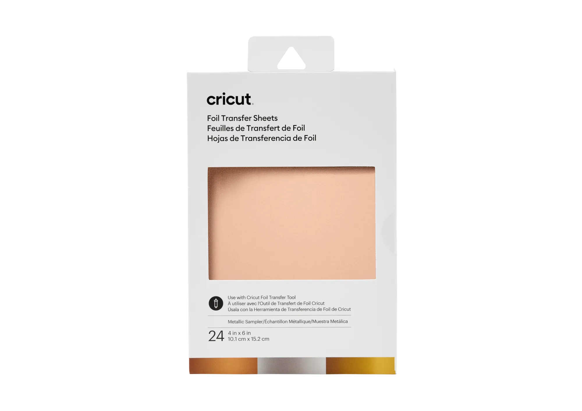 2008716 - Cricut Transfer Foil Sheets Sampler 10x15cm 24 sheets (Metallic) .