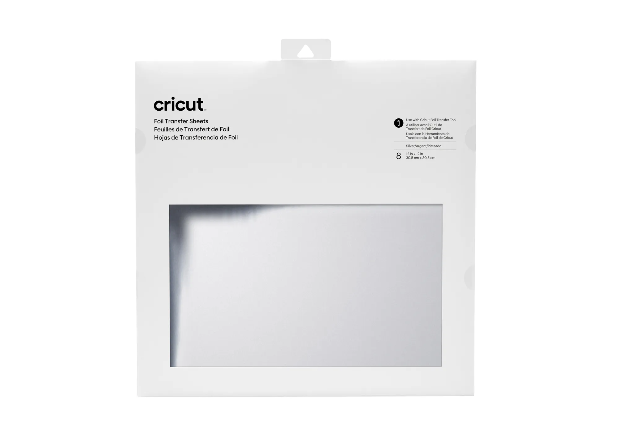 2008719 - Cricut Transfer Foil Sheets 30x30cm 8 sheets (Silver)