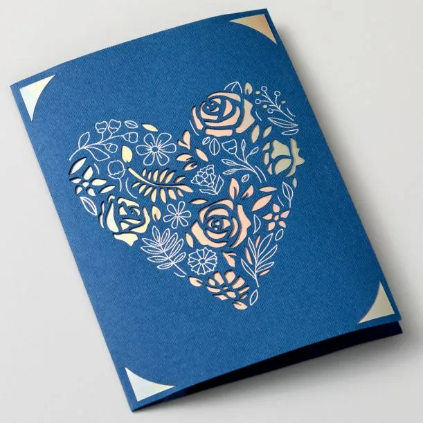 2009478 - Cricut Insert Cards Foil Celebration S40 12.1x16.8cm 14-Pack