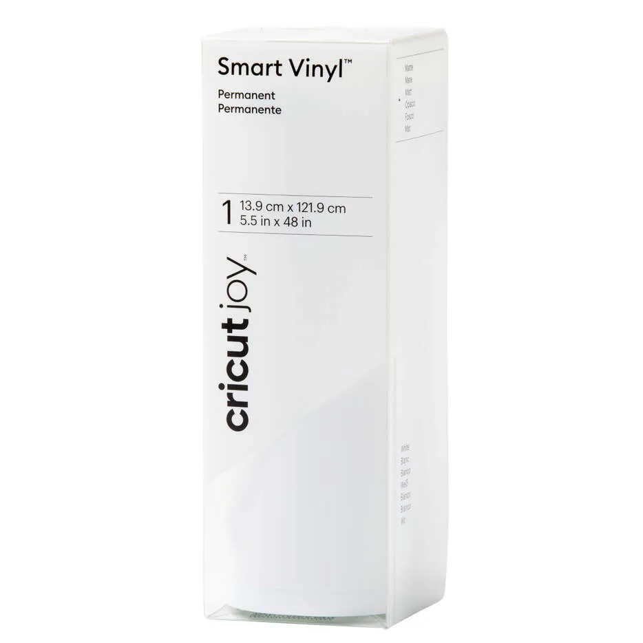 2009832 - Cricut Joy Permanent Smart Vinyl White 13.9x121.9cm