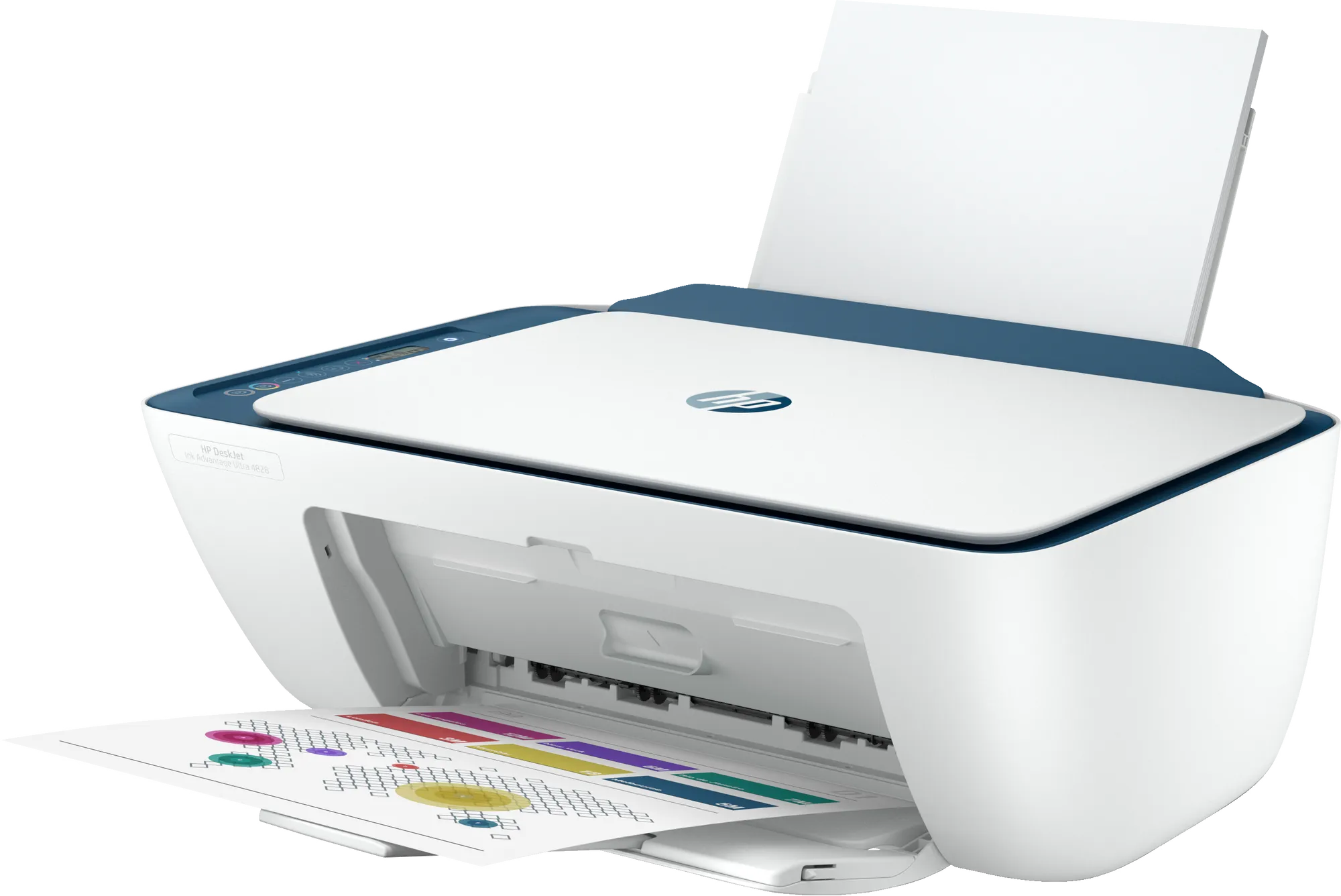 HP DeskJet IA Ultra 4828 AiO Printer A4 Ink; Print; copy; scan; wireless; 7.5 ppm (black) and 5.5 ppm (color).