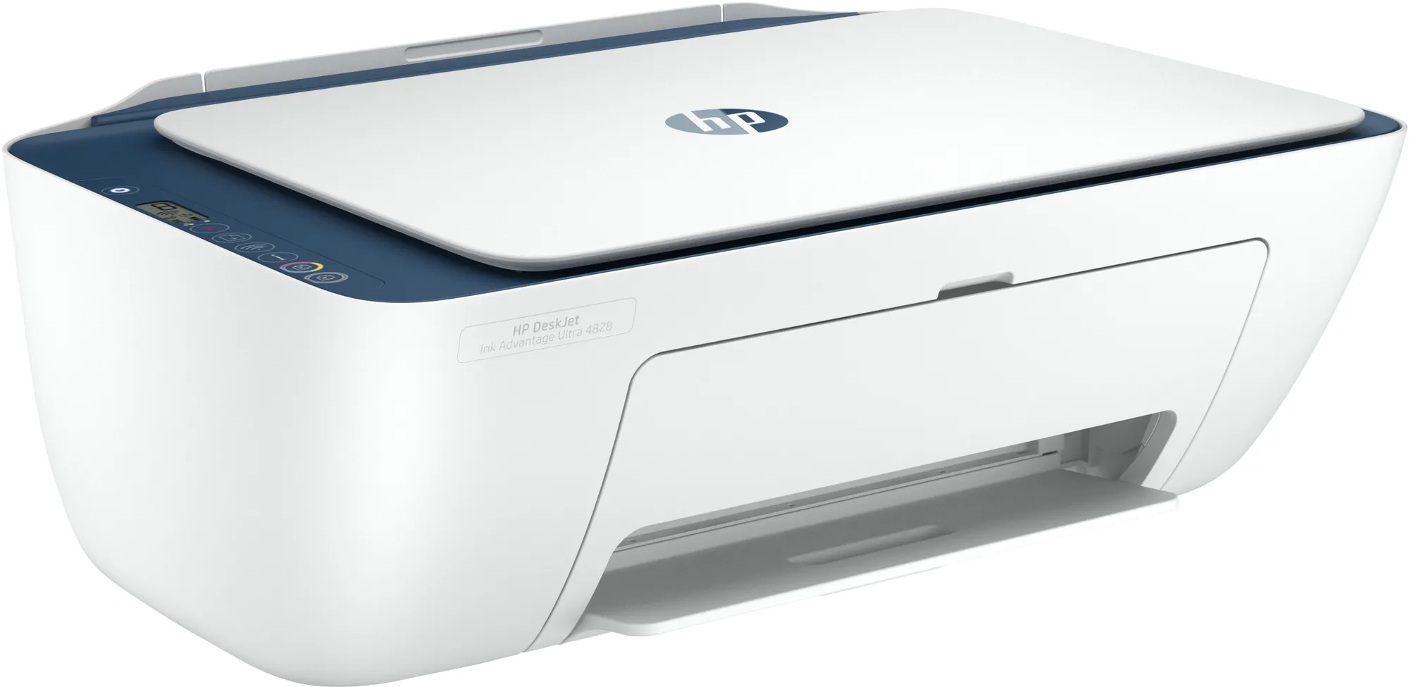 HP DeskJet IA Ultra 4828 AiO Printer A4 Ink; Print; copy; scan; wireless; 7.5 ppm (black) and 5.5 ppm (color).