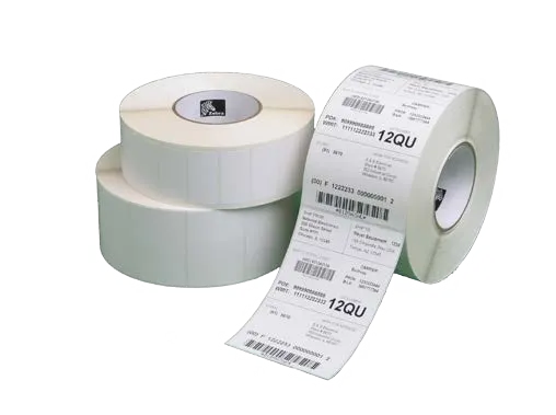 Zebra LABEL; PAPER; 102X152MM; DIRECT THERMAL; Z-PERFORM 1000D; UNCOATED;PERMANENT ADHESIVE; 19MM CORE; BLACK SENSING MARK