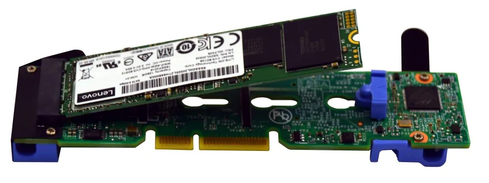 Lenovo DCG ThinkSystem M.2 with Mirroring Enablement Kit.