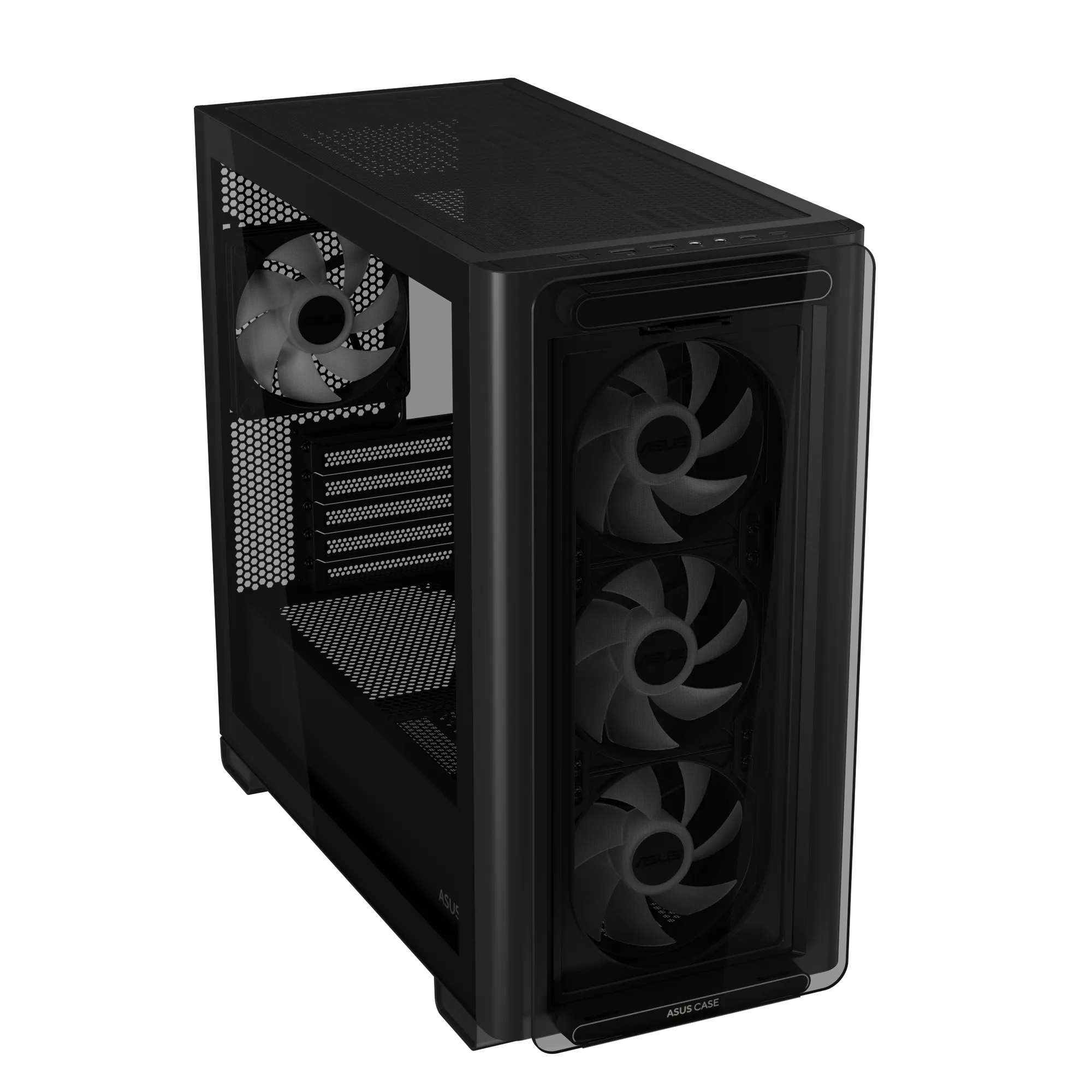 Asus chassis/M-ATX/Mini-ITX/. Top Radiator: 120/140/240/280/360mm. Dimensions: 479 x 220 x 450 mm. Weight: 8.9kg