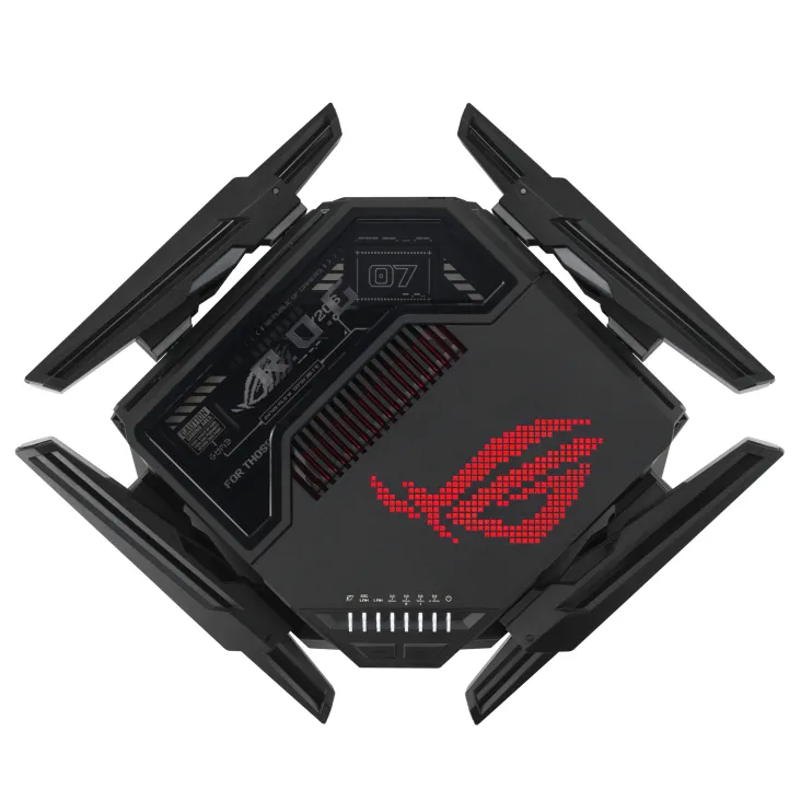 Asus ROUTER/Gaming/WiFi7/1032+2882+5764Mbps/2.4GHz3x3/5GHz2x2/6GHz2x2/1xWAN(10G)/1xWAN(2.5G)/3xLAN/1xUSB/AiMesh/AiProtection/VPN