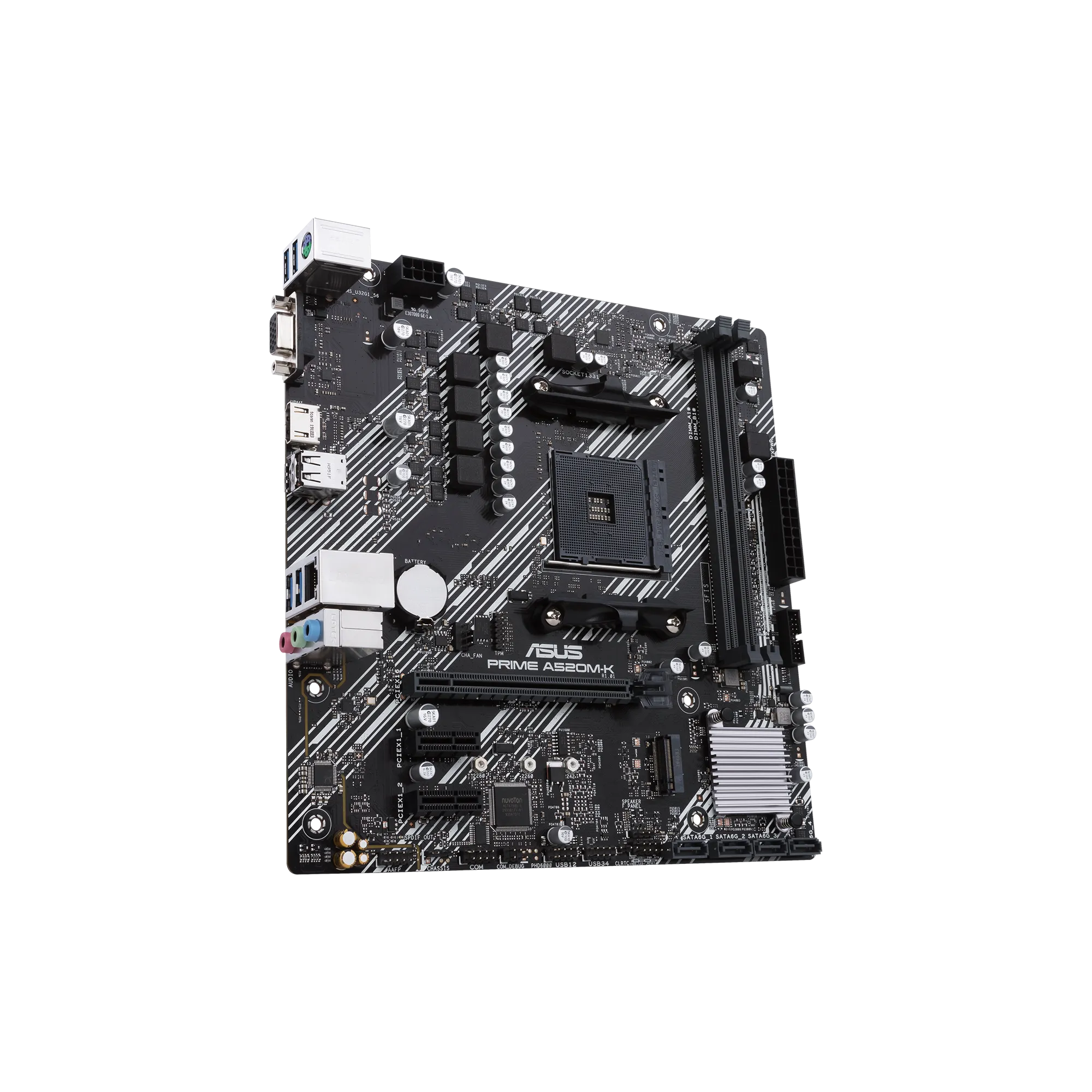 Asus Motherboard/mATX/AM4/DDR4/2xDIMM/Max.64GB/1xM.2/4xSATA/1xPCIe3x16/ 2xPCIe3x1/1xHDMI/1xD-Sub/RAID.