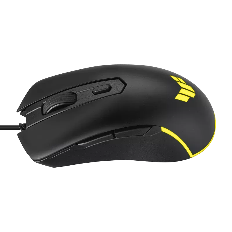 Asus Gaming mouse/Wired/USB 2.0/Aura Sync/Win10/IP56/11/123x68x40mm/59g w/o cable/BLK/6 buttons/Switch: 60million