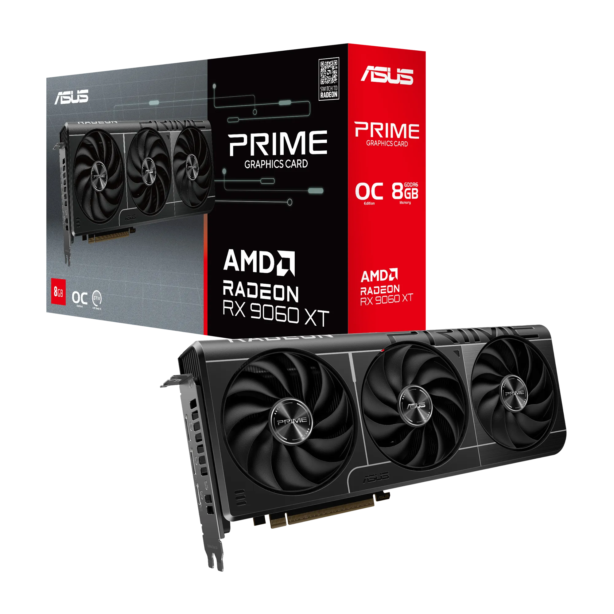Asus Graphics Card/AMD/PCIe5/8GB GDDR6/OC mode:up to 3330 MHz (Boost Clock)/Default mode:up to 3310 MHz(Boost)1xHDMI/2xDP/550W