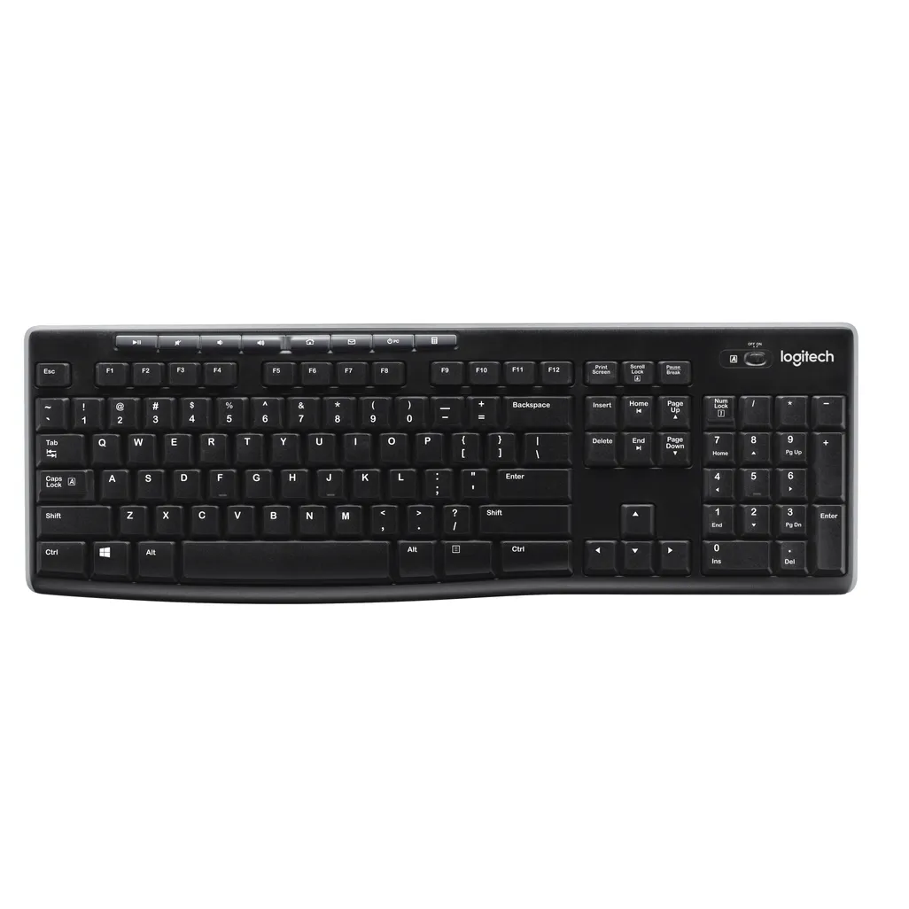 Logitech wireless keyboard k270 black usb обзор