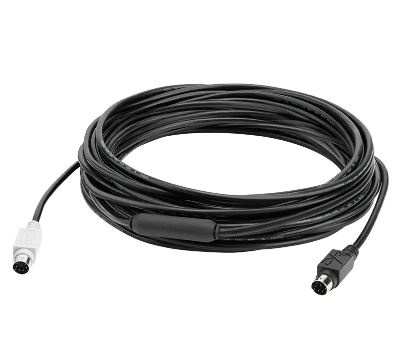 939-001487 - Logitech VC Group Extension Cable 10M MINI-DIN 2-Year Limited Hardware Warranty