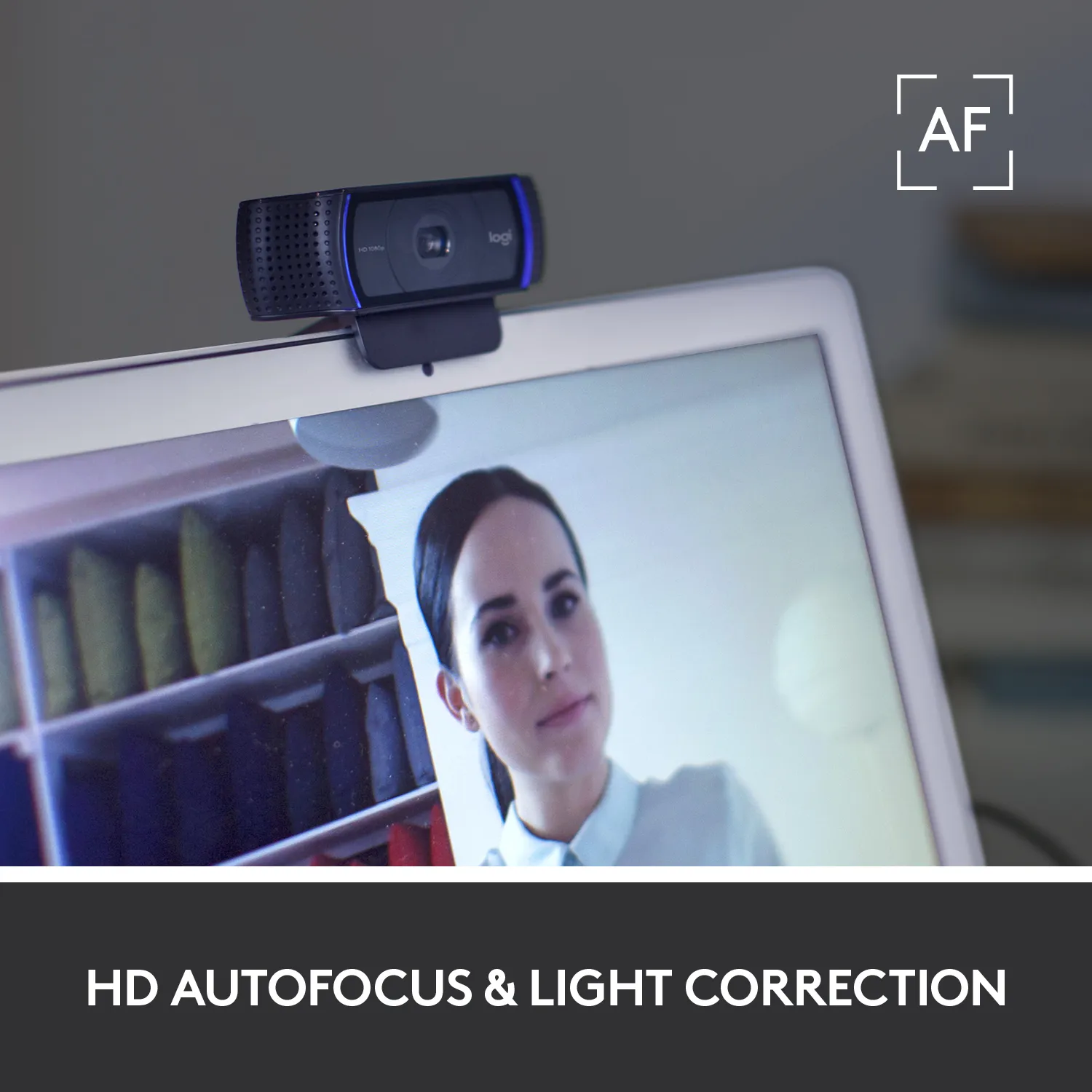 LOGI C920s 960-001252 Webcam HD Pro USB Full HD 10MP Carl Zeis Lens 20 step autofocus Microphone with noise reduction USB-A