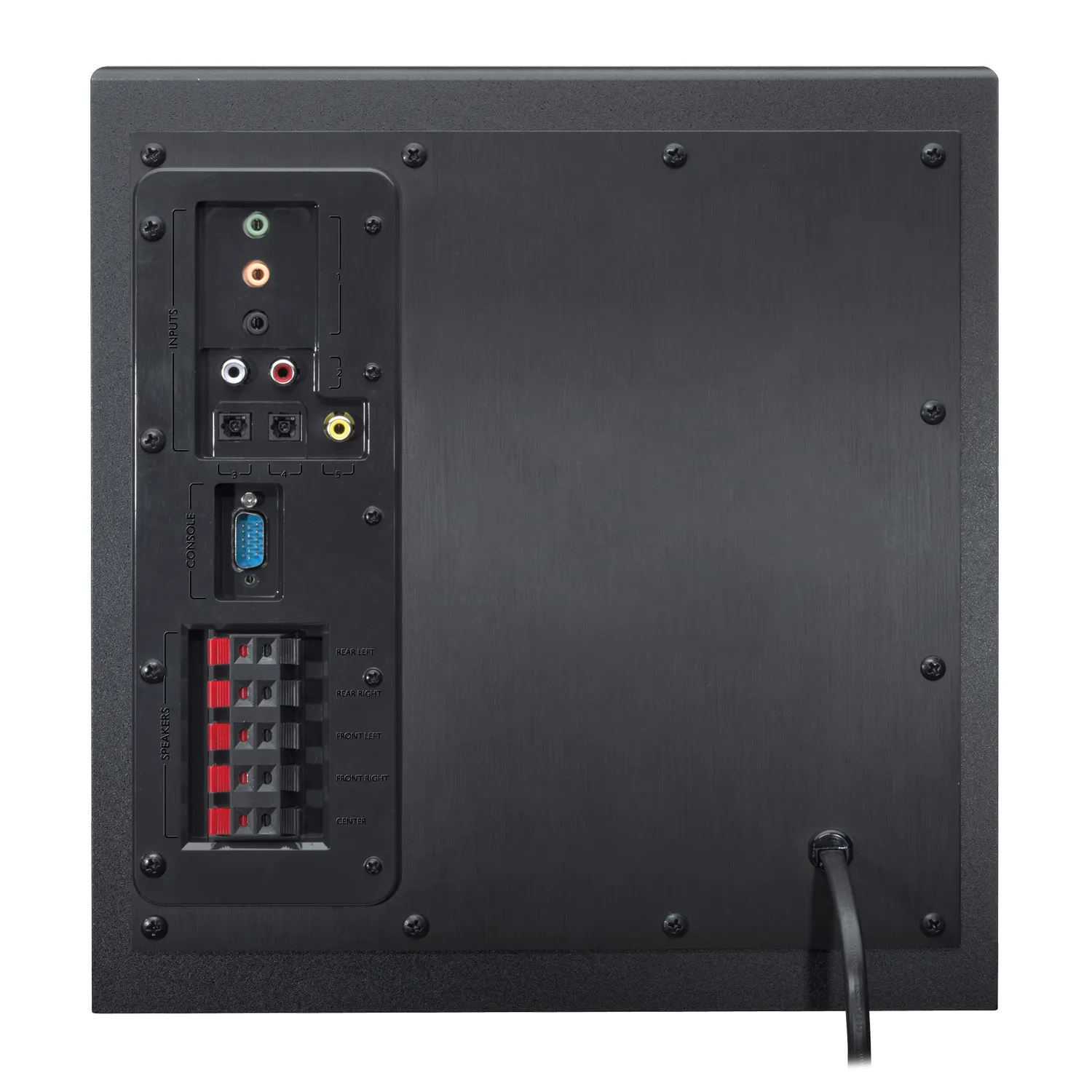 980-000468 - LOGI Desktop Speakers Z906 Surround sound speaker 5.1 3.5mm 500W RMS Dolby Digital & DTS Decoding Wall Mountable