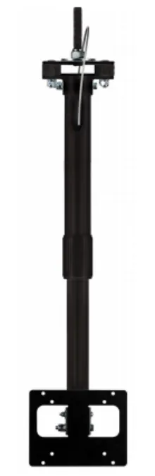 Zebra SMARTLENS OPEN CEILING MOUNTING KIT; BLACK; SHORT POLE