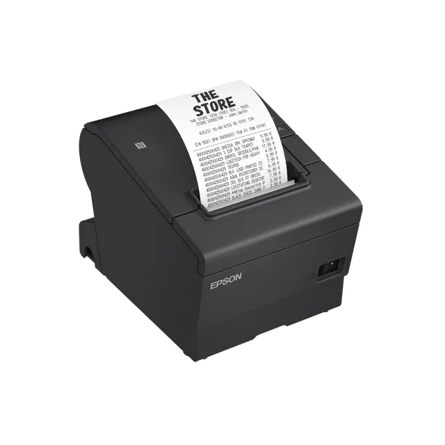 C31CJ57112 Epson TM-T88VII USB Ethernet Serial PS Black EU USB Ethernet interface.