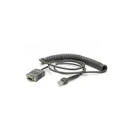 Zebra CABLE - RS232: DB9 FEMALE CONNECTOR;9 FT.(2.8M) COILED;POWER PIN 9;TXD ON 2; TRUE CONVERTER -30C