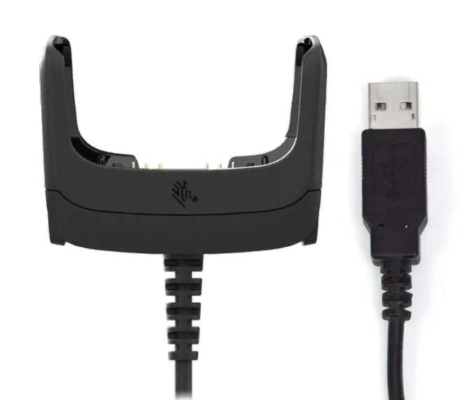Zebra Snap-on USB Communication/Charging Cable Cup. Requires USB Power Supply PWR-WUA5V12W0xx (“xx'' denotes country specific pl