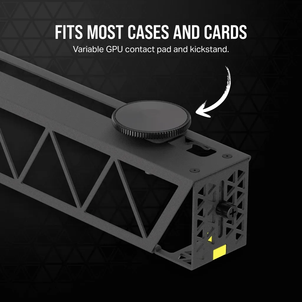 GPU Anti-Sag Bracket; Black