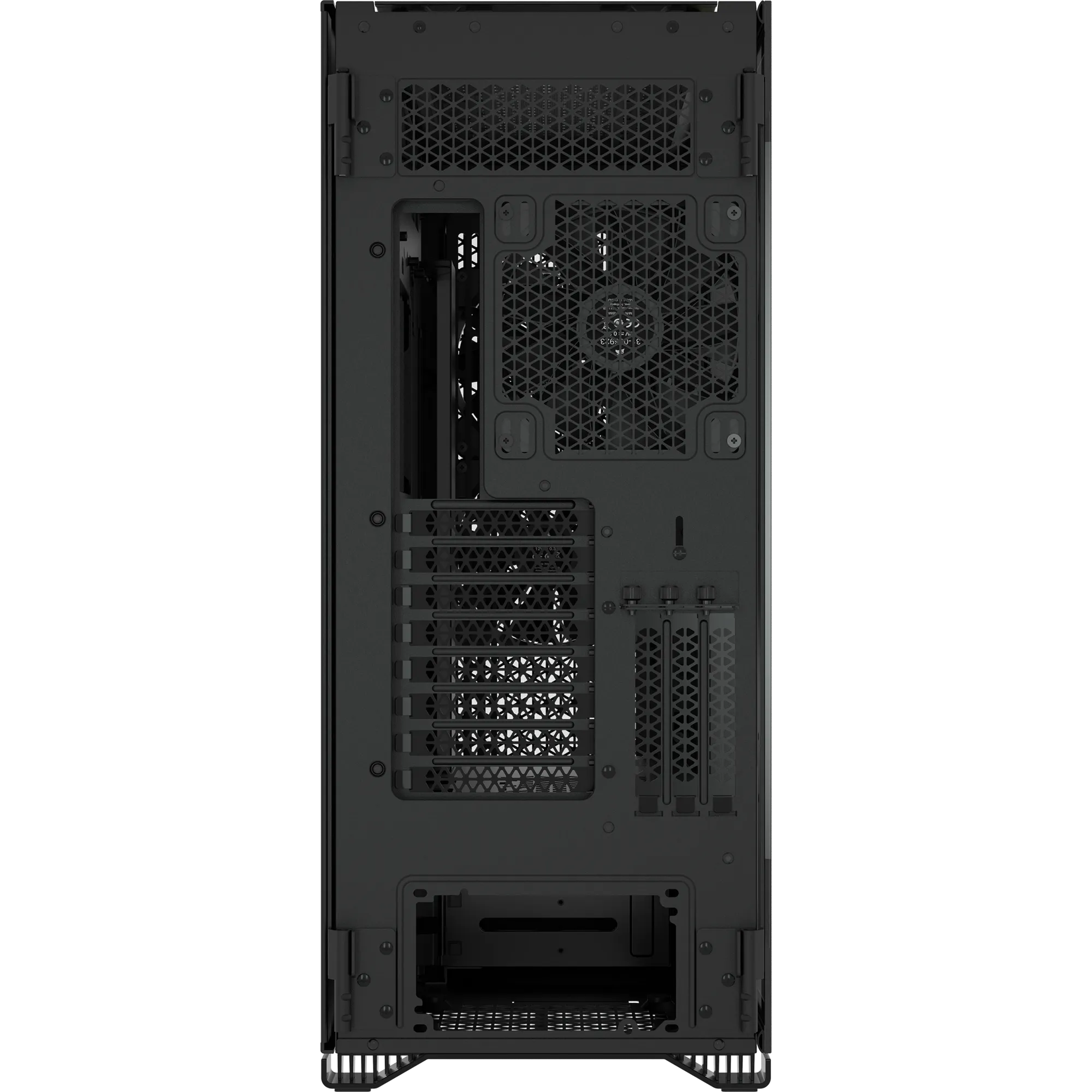 7000D Airflow Black Tempered Glass Full Tower; 6x 3.5'' |  4x 2.5'' Drive Bays ; 480mm Radiator Compatible; 3x140mm fan incl
