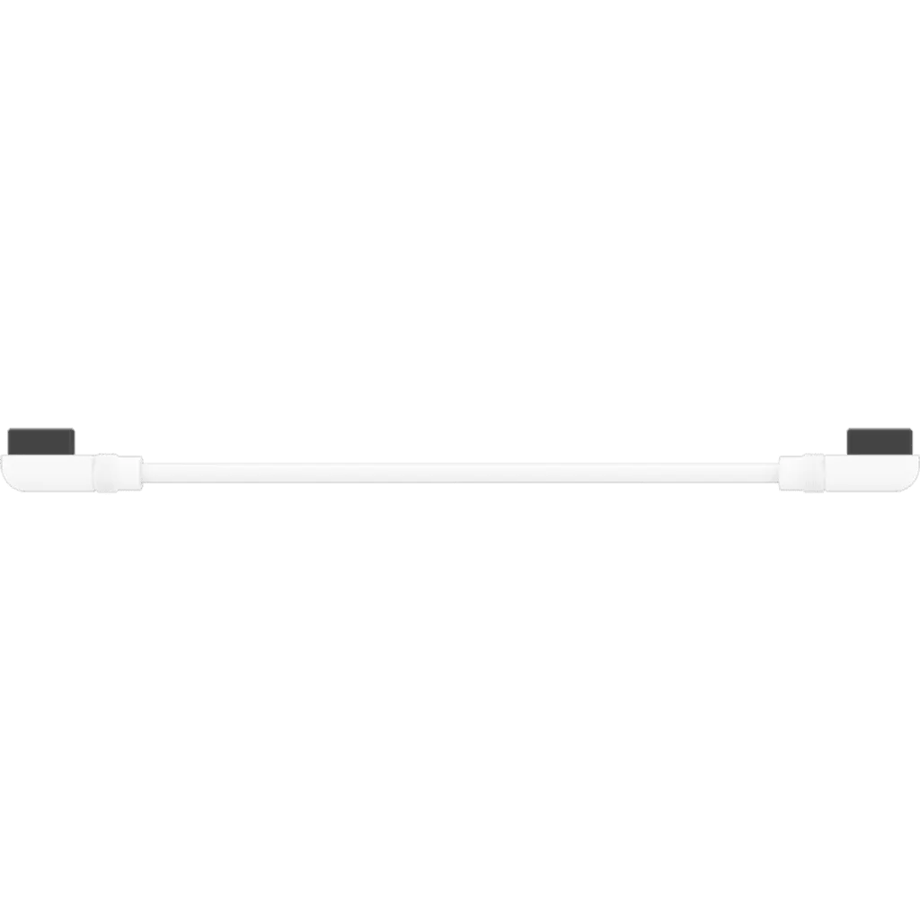 Corsair iCUE LINK Cable; 2x 135mm with Slim 90° connectors; White