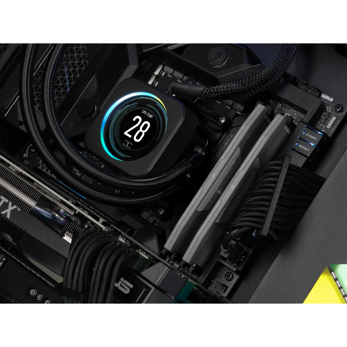 Corsair VENGEANCE DDR5 32GB (2 x 16GB) DDR5 5200 CL40-40-40-77 1.25V Intel XMP & AMD EXPO - GREY