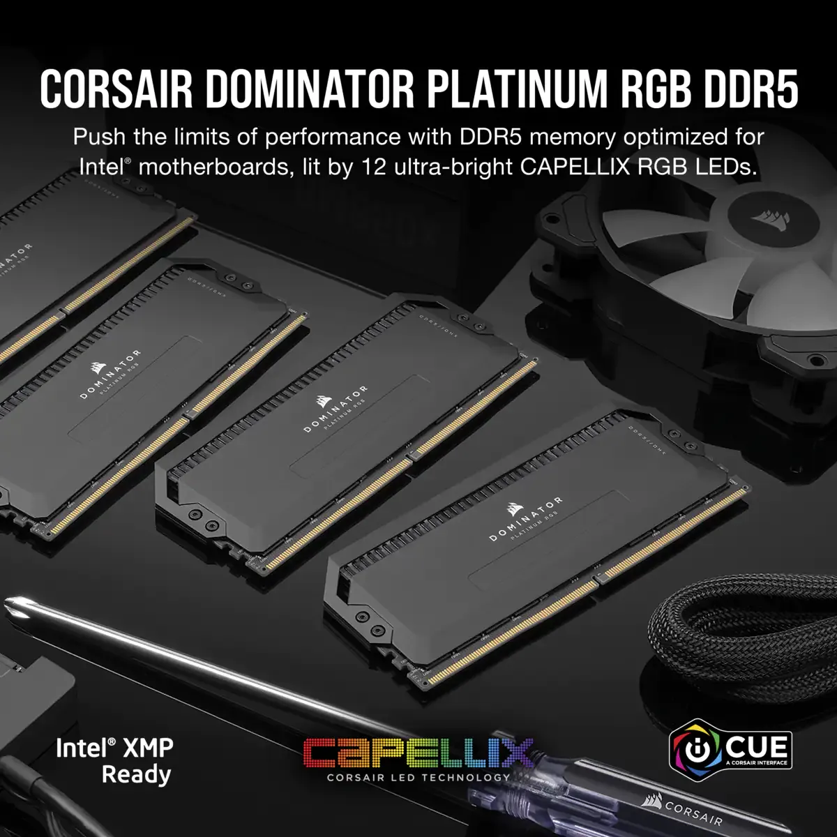 CORSAIR DOMINATOR RGB DDR5 32GB (2 x 16GB) DDR5 6400 CL32