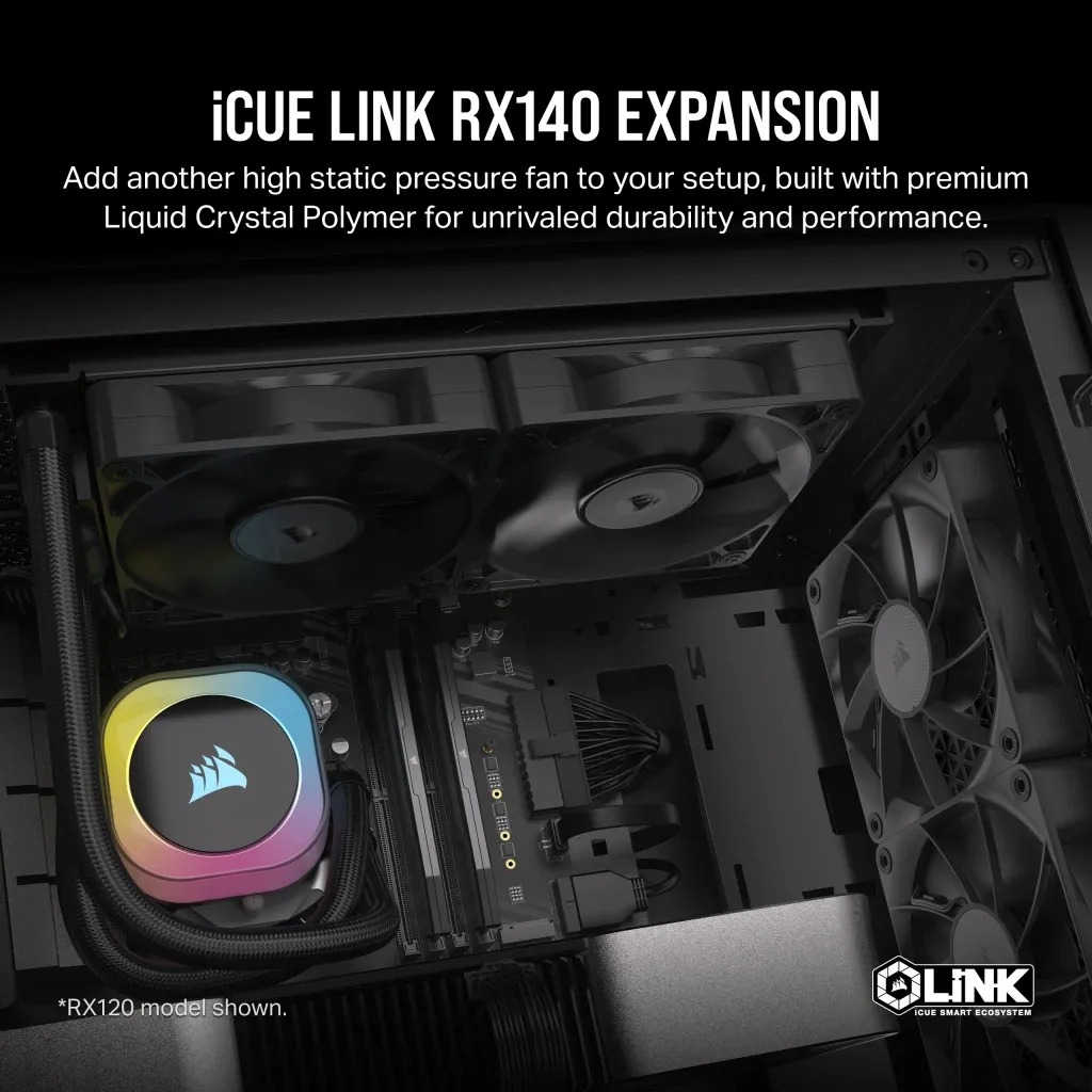 CORSAIR RX Series; iCUE LINK RX140; 140mm Fan; Single Pack